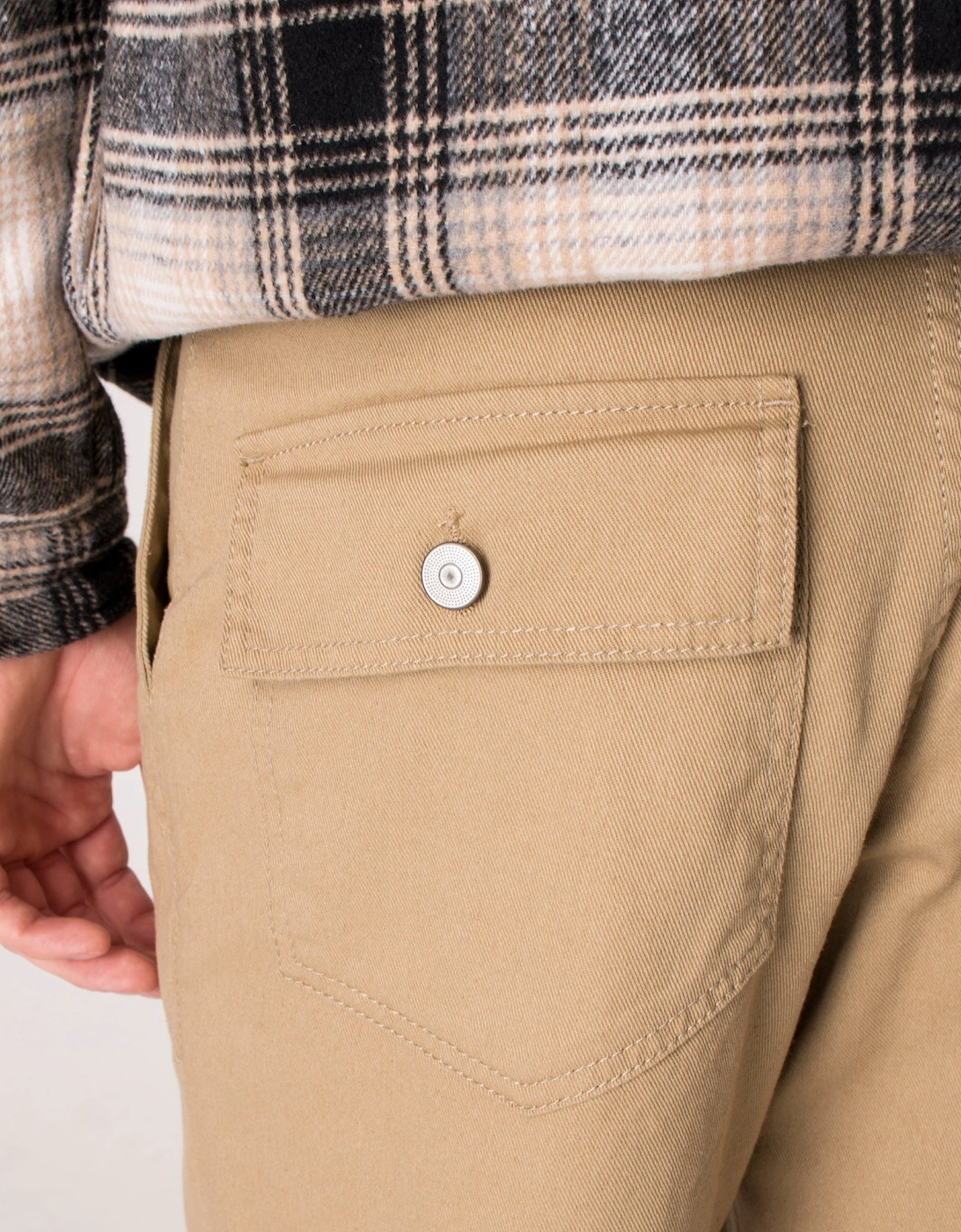 Straight Fit Cotton Fatigue Pants