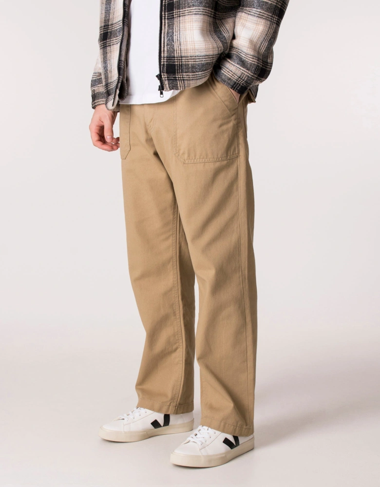 Straight Fit Cotton Fatigue Pants