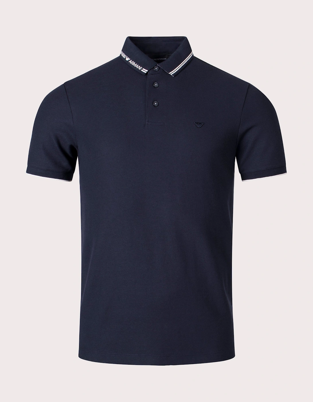 Tipped Collar Polo Shirt, 5 of 4
