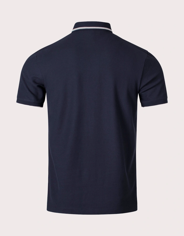 Tipped Collar Polo Shirt