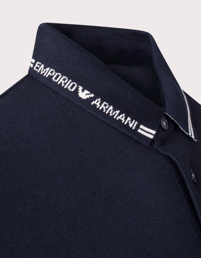 Tipped Collar Polo Shirt