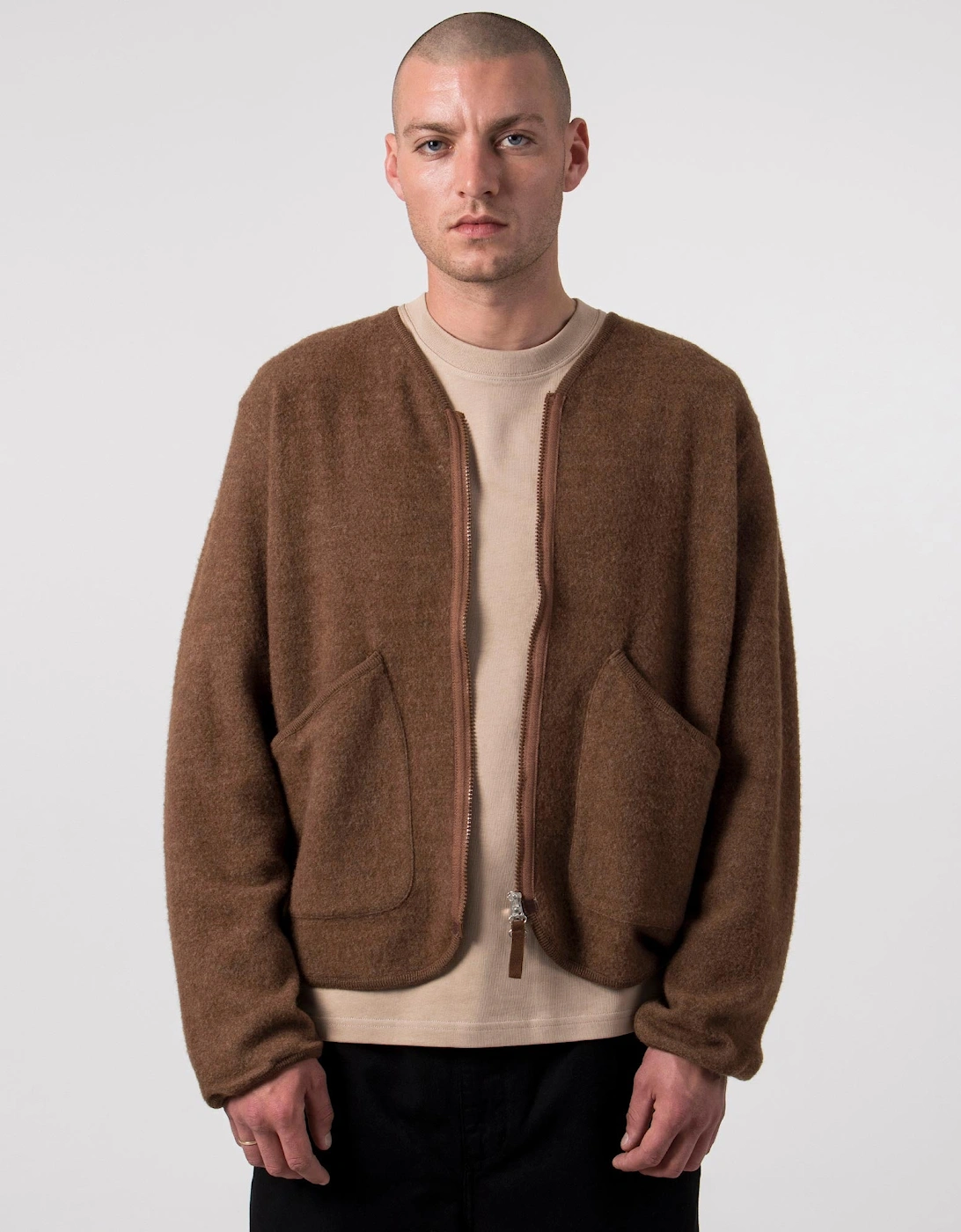 Relaxed Fit Zip Liner Jacket