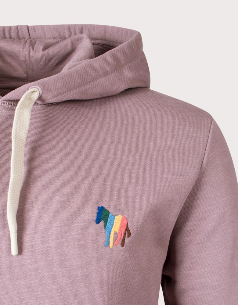 Broad Stripe Zebra Logo Hoodie