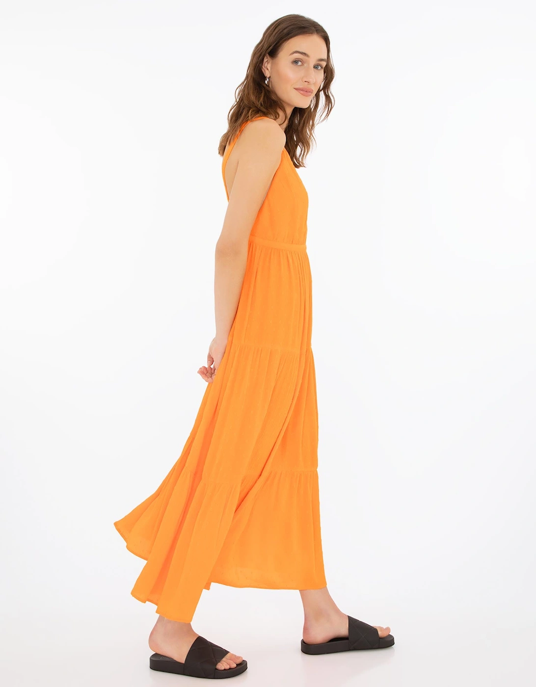 Angelica Maxi Dress in Orange