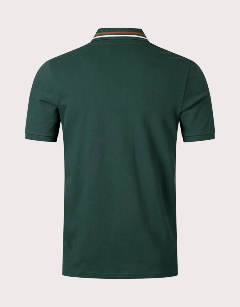Broad Stripe Zebra Polo Shirt