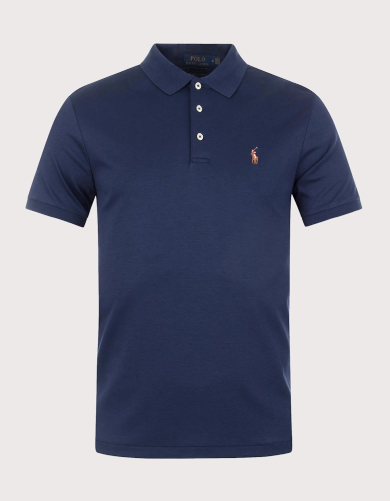 Custom Slim Fit Interlock Polo Shirt