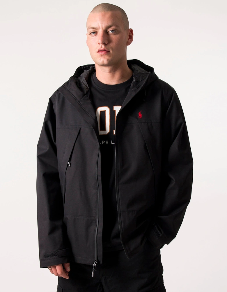 Water-Resistant Hooded Jacket