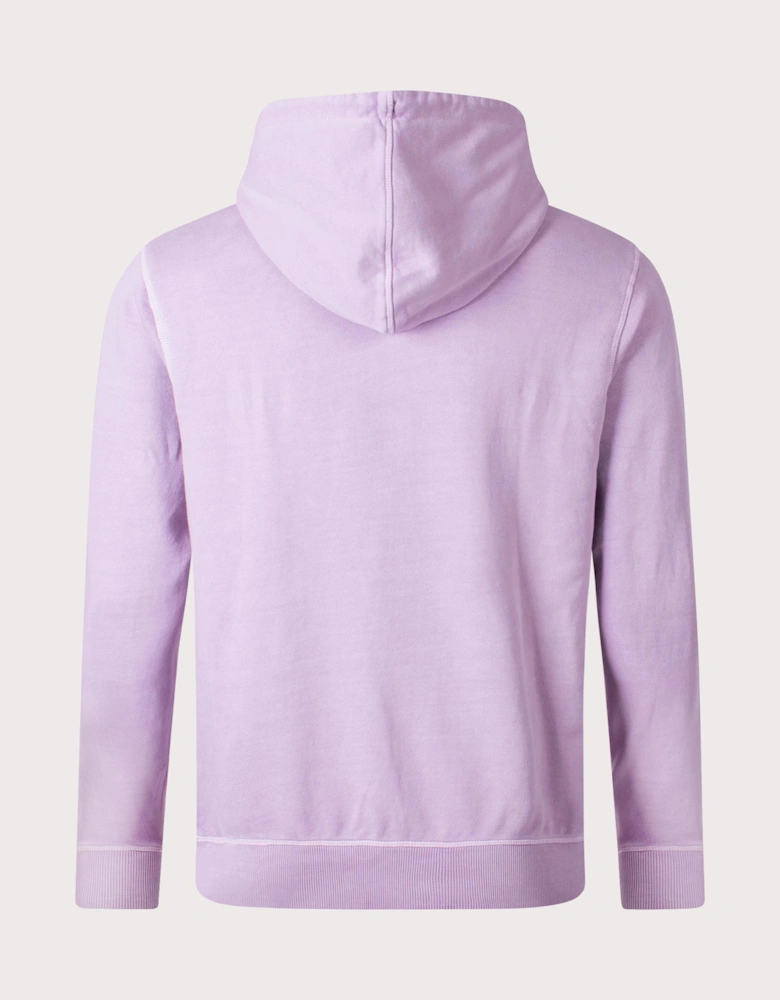 Relaxed Fit Garment-Dyed Wefade Hoodie
