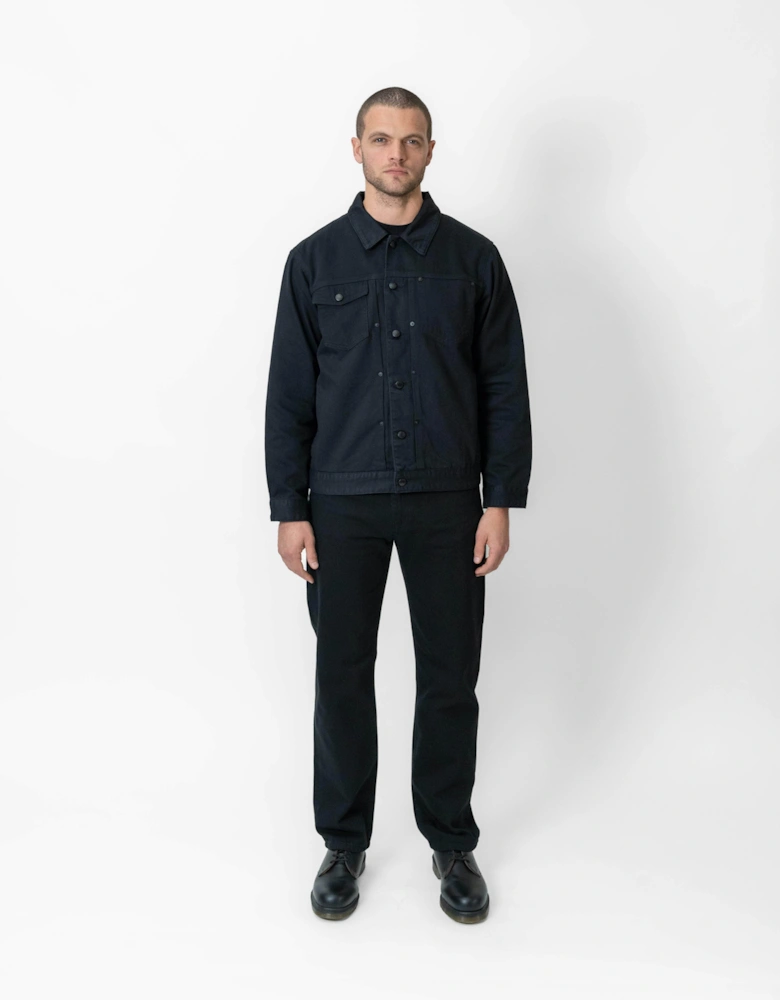 5 Pocket Regular-Fit Denim Jean Black