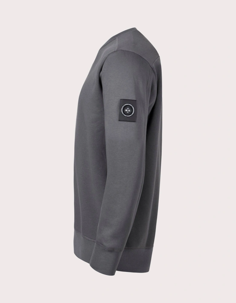 Relaxed Fit Siren Crew Neck Sweatshirt