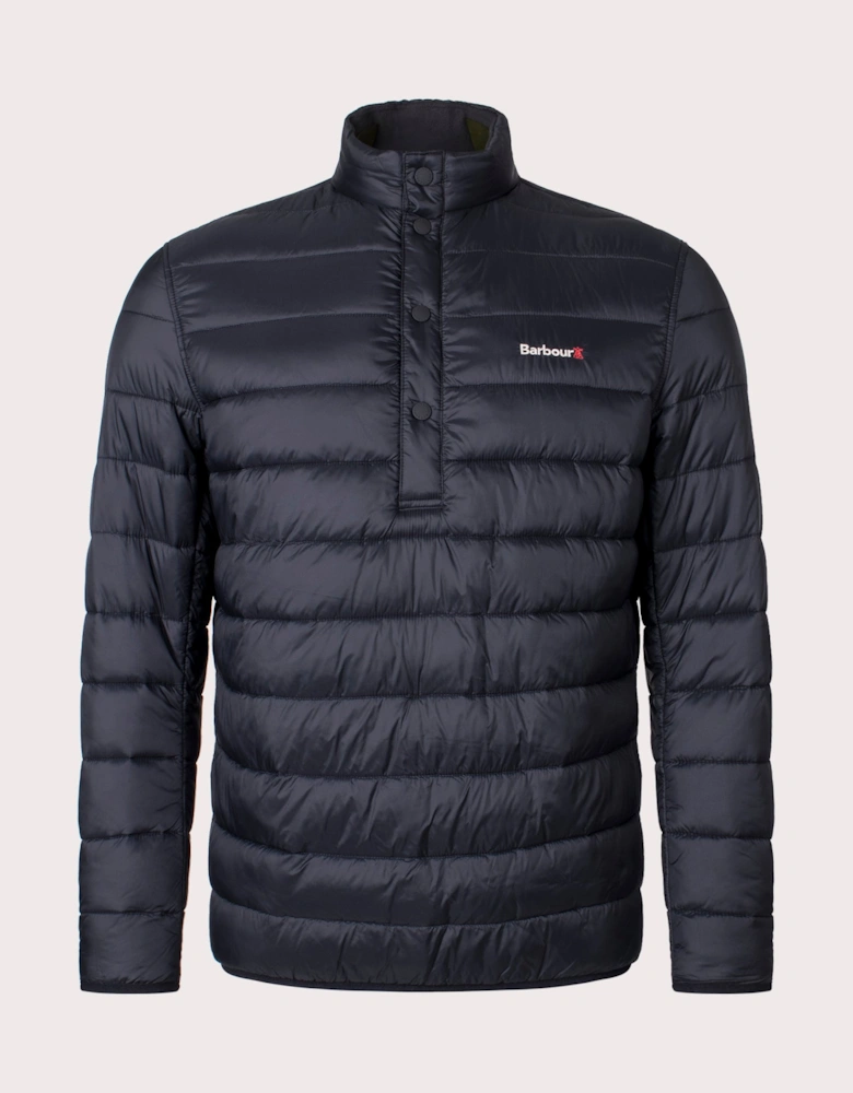 Quarter Zip Baffle Quilted Jacket