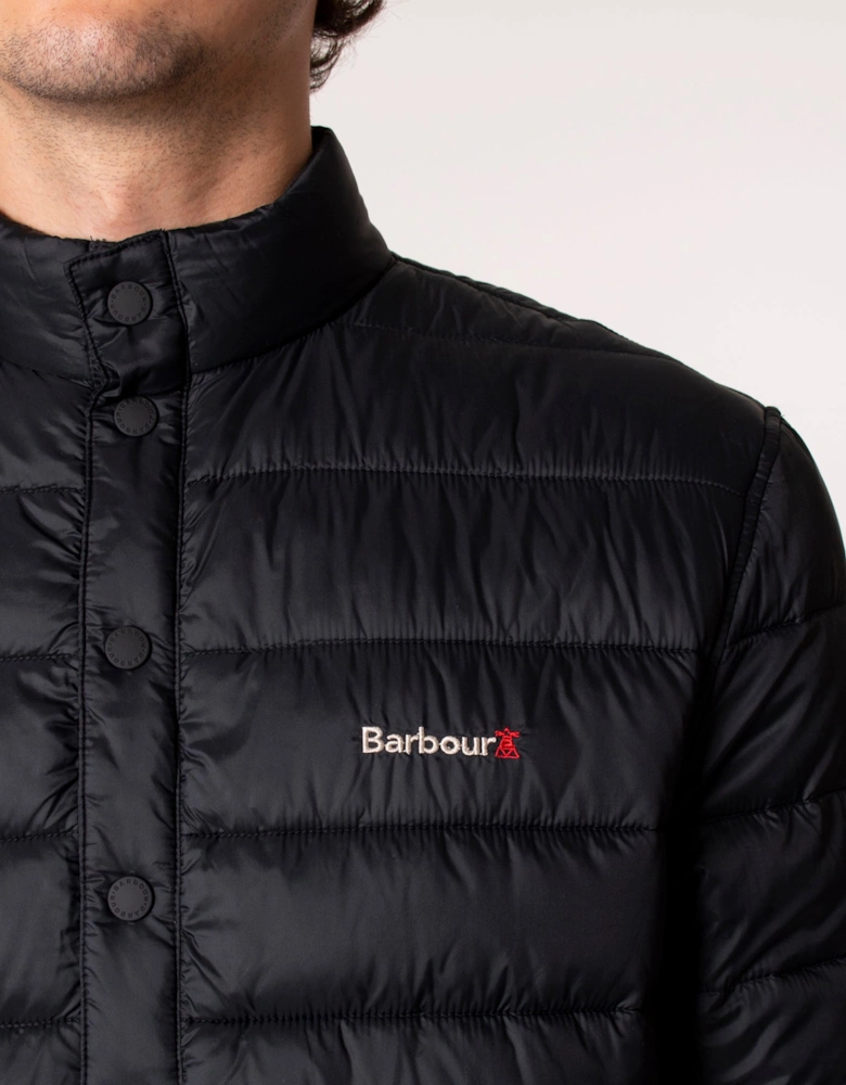 Quarter Zip Baffle Quilted Jacket