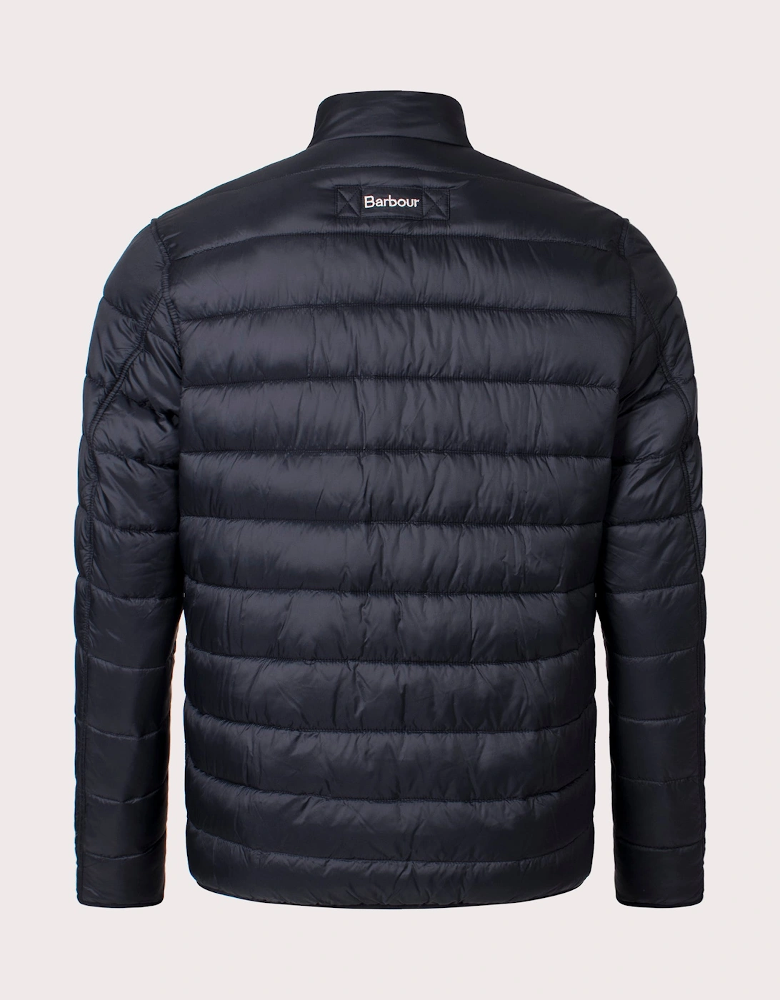 Quarter Zip Baffle Quilted Jacket