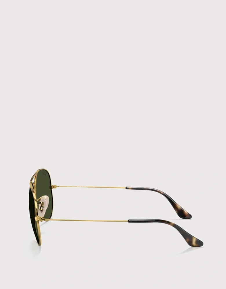 Aviator Large Metal Sunglasses