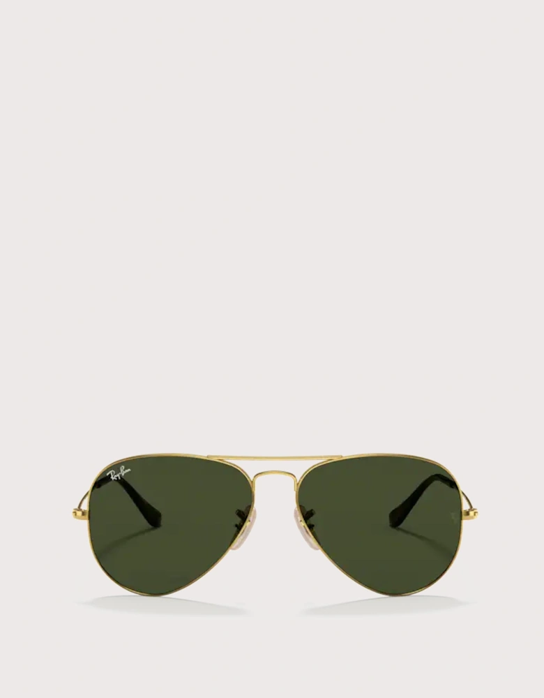 Aviator Large Metal Sunglasses