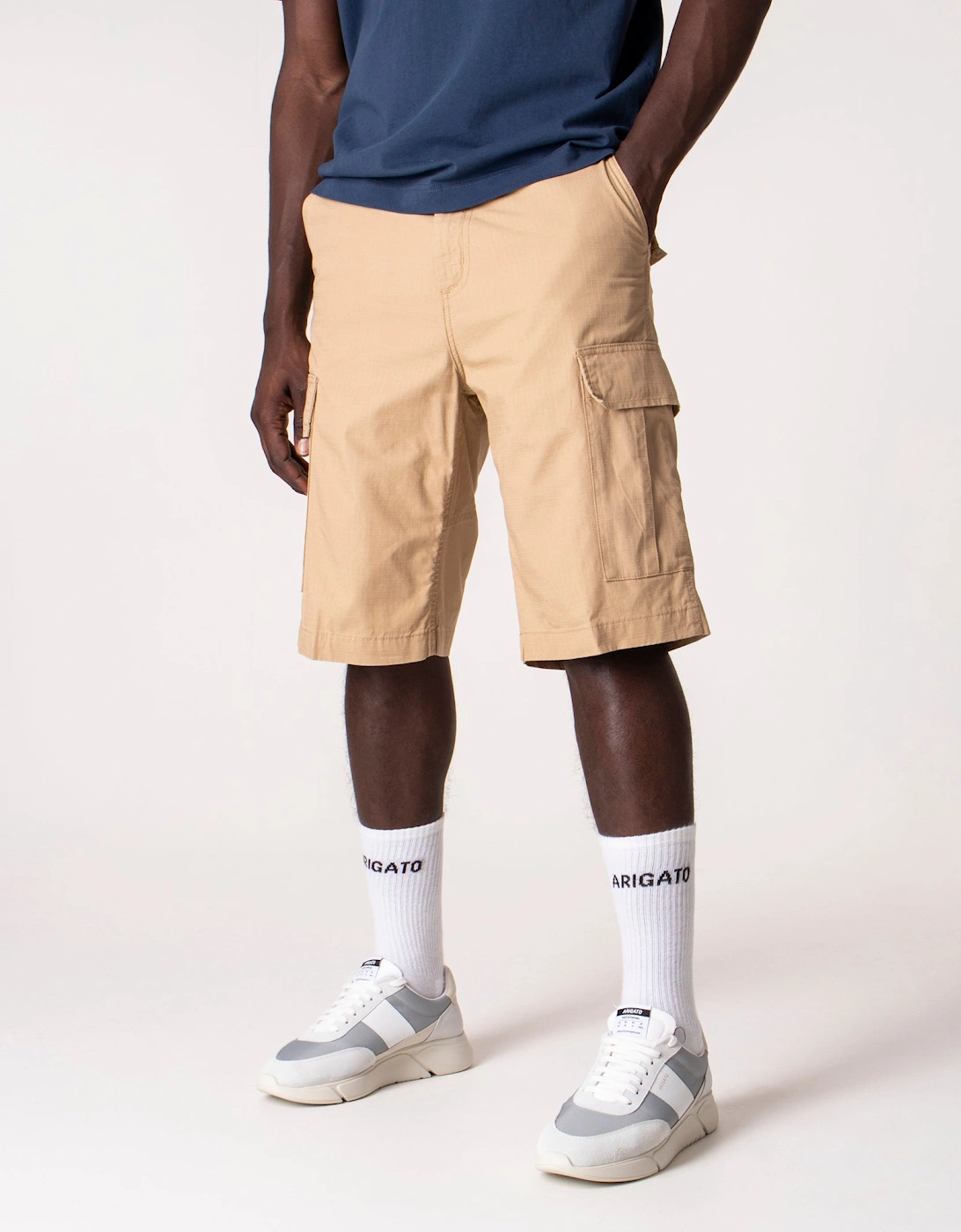 Regular Fit Ripstop Cargo Shorts