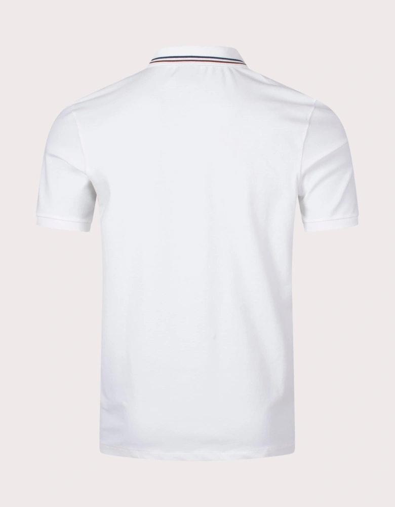 Broad Stripe Zebra Polo Shirt