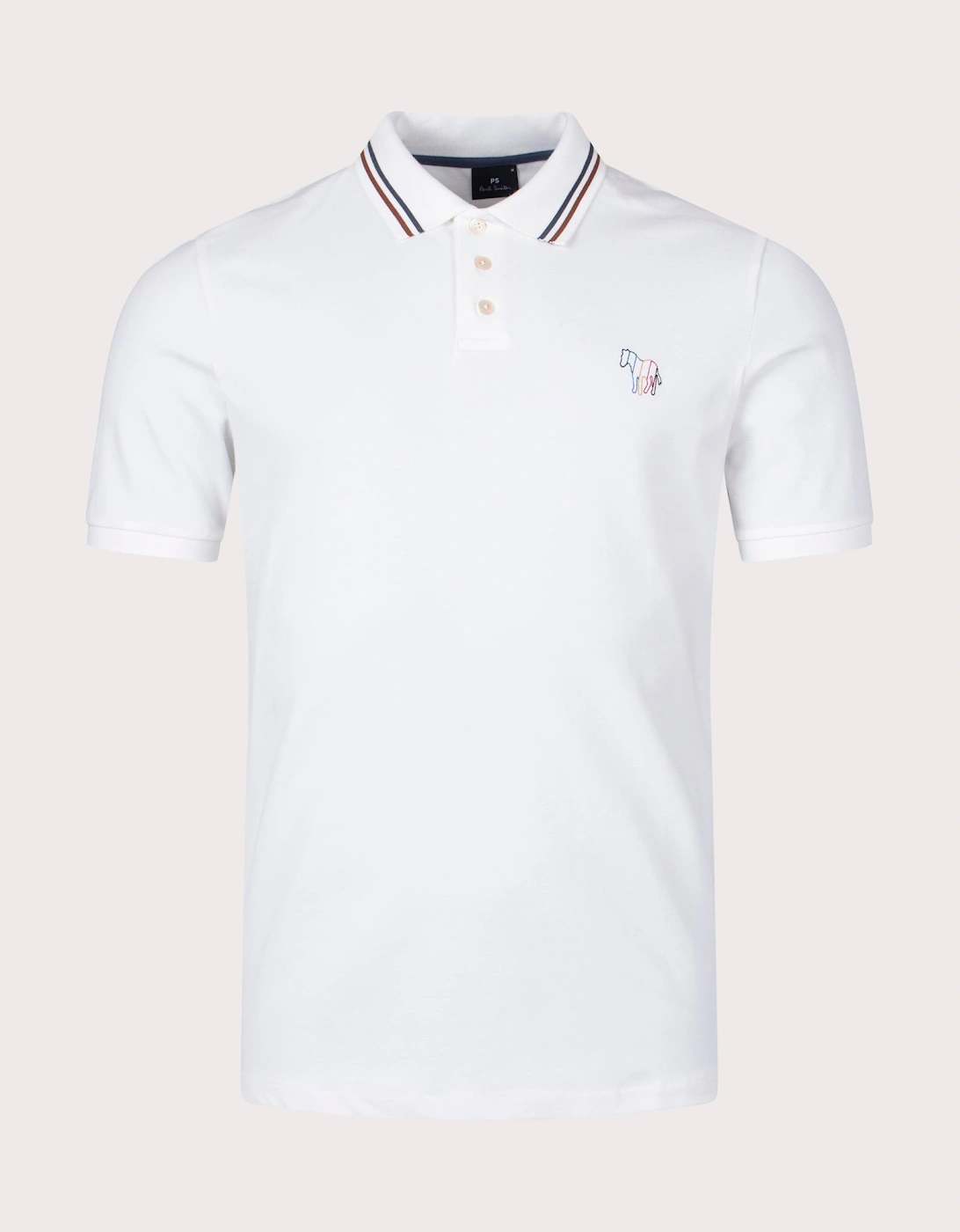 Broad Stripe Zebra Polo Shirt, 4 of 3