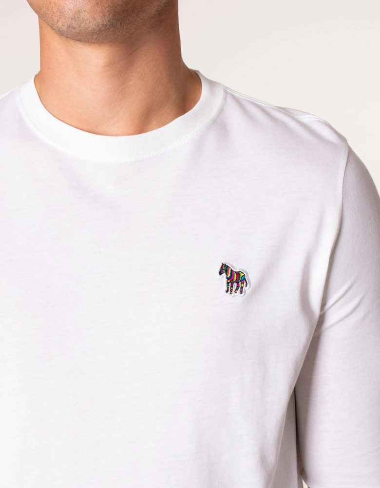 Long Sleeved Zebra Logo T-Shirt