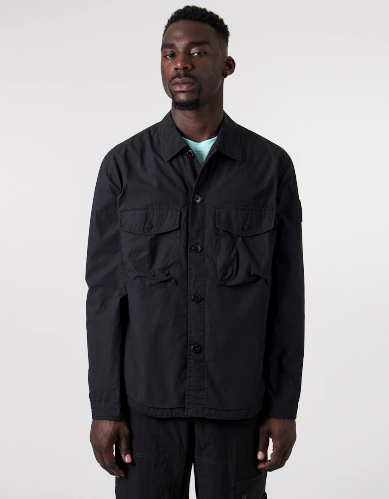 Slim Fit Parachute Cotton Overshirt