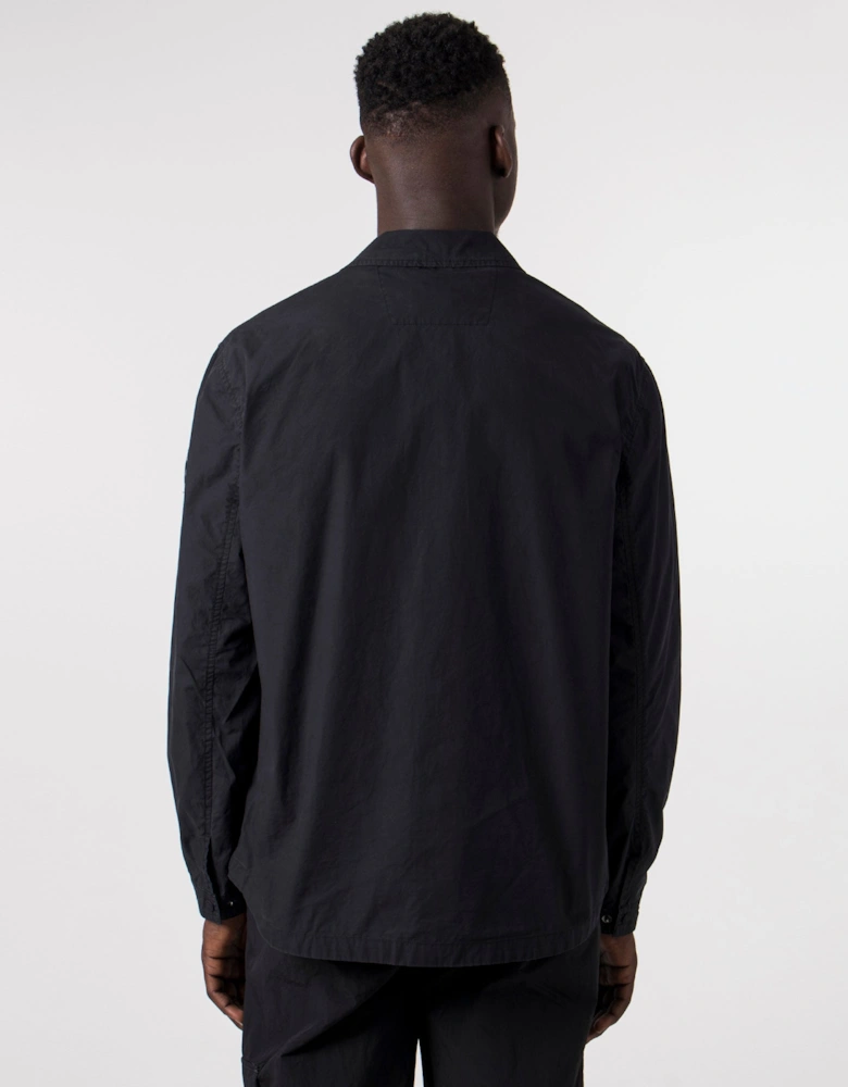 Slim Fit Parachute Cotton Overshirt