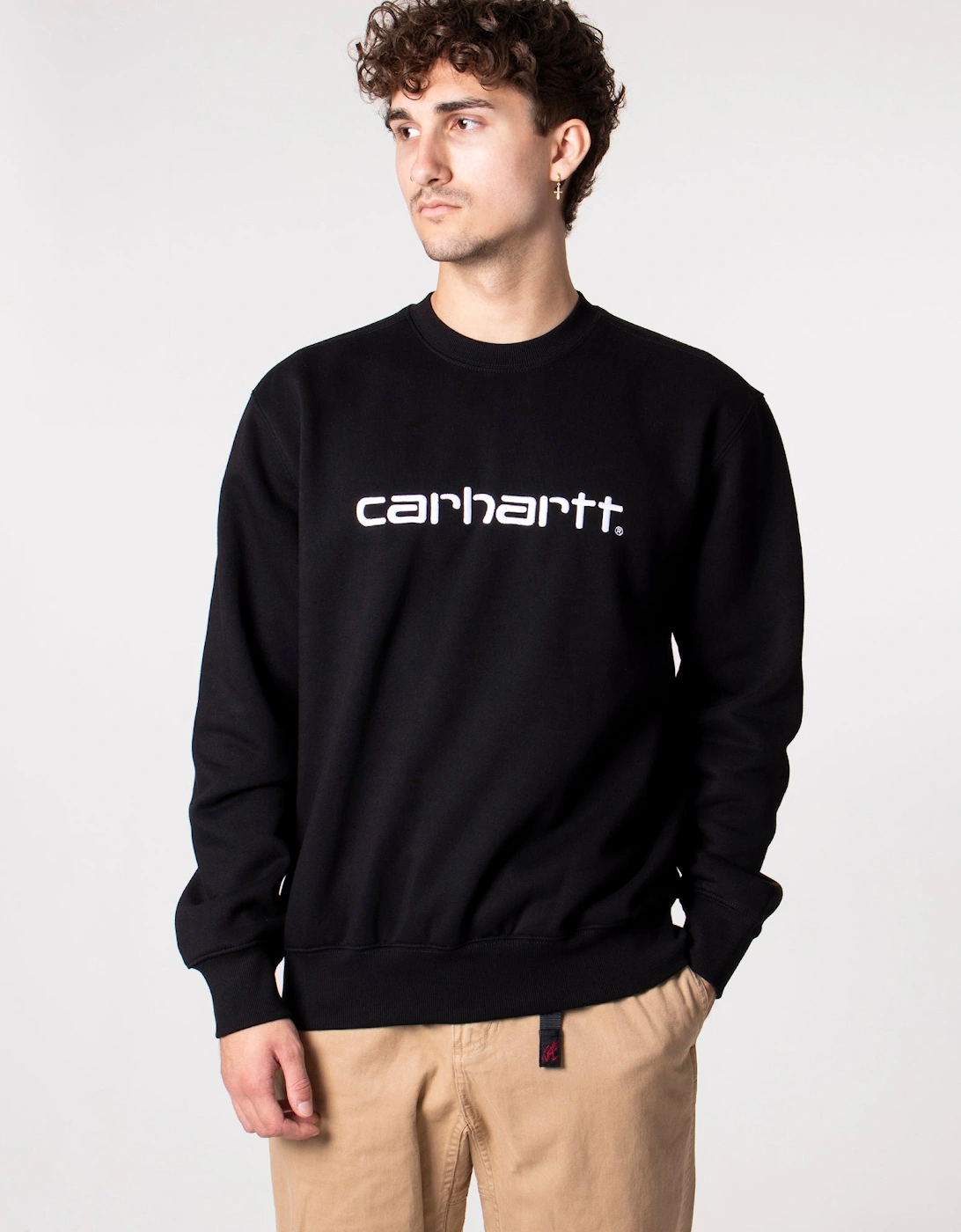 Relaxed Fit Carhartt Logo Sweatshirt, 5 of 4