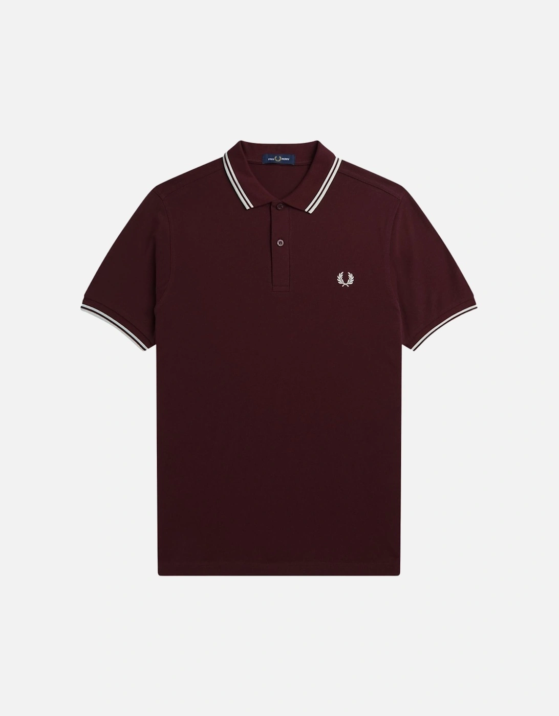 FP M3600 Twin Tipped Polo - Oxblood/White, 6 of 5