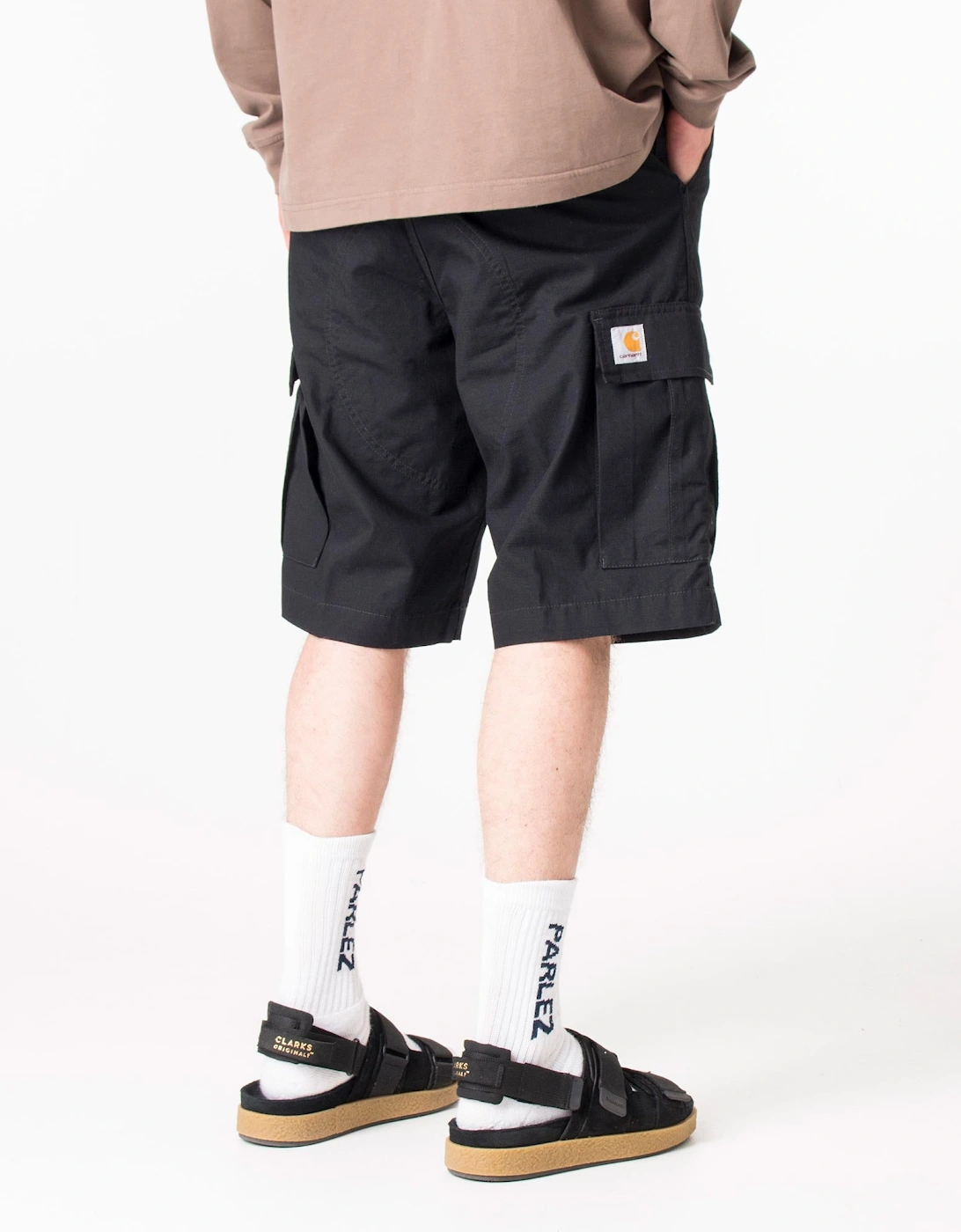 Regular Fit Ripstop Cargo Shorts