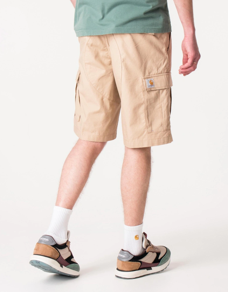 Slim Fit Aviation Cargo Shorts