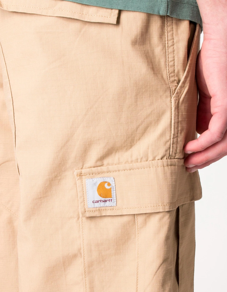 Slim Fit Aviation Cargo Shorts
