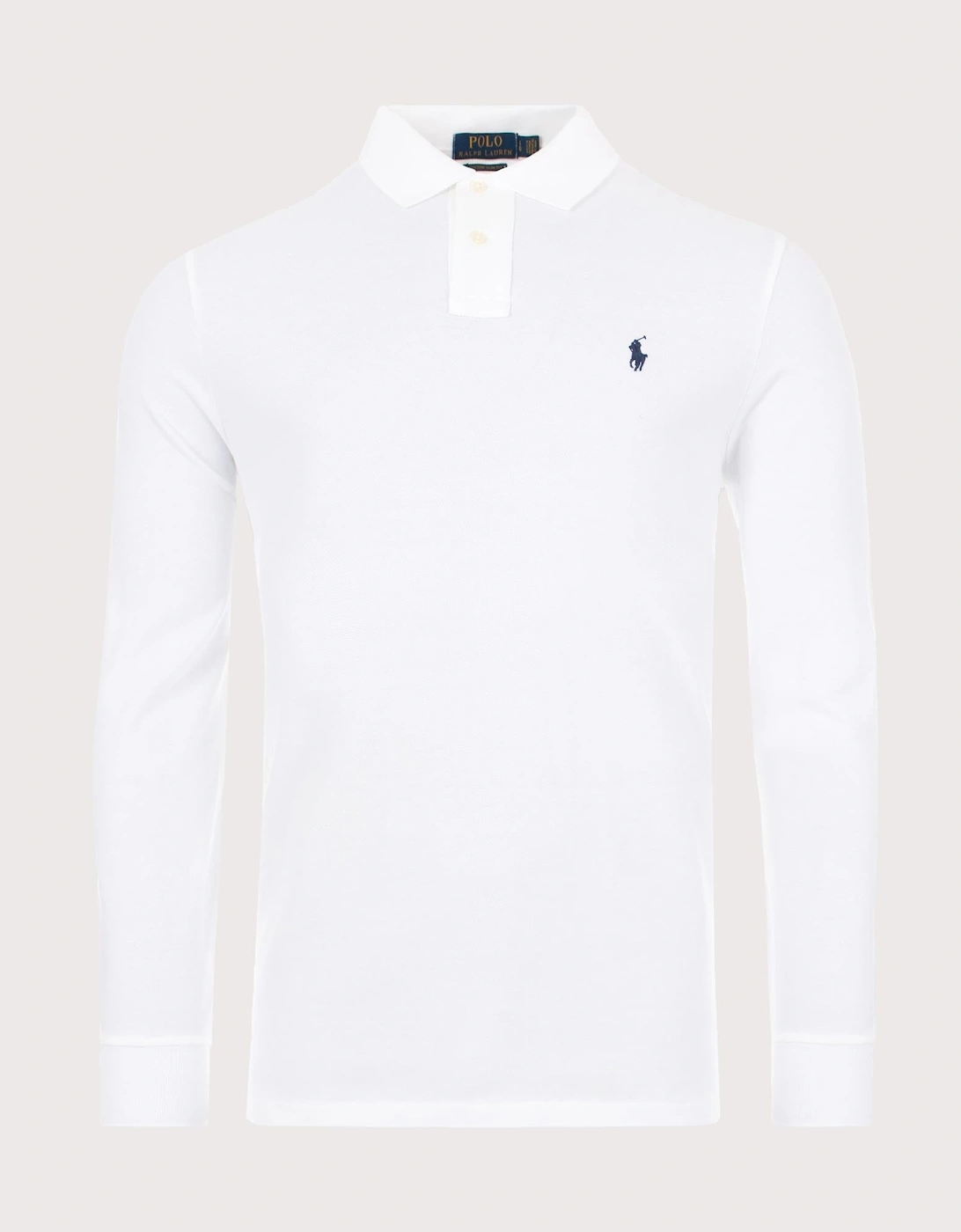 Custom Slim Fit Long Sleeve Polo Shirt, 4 of 3