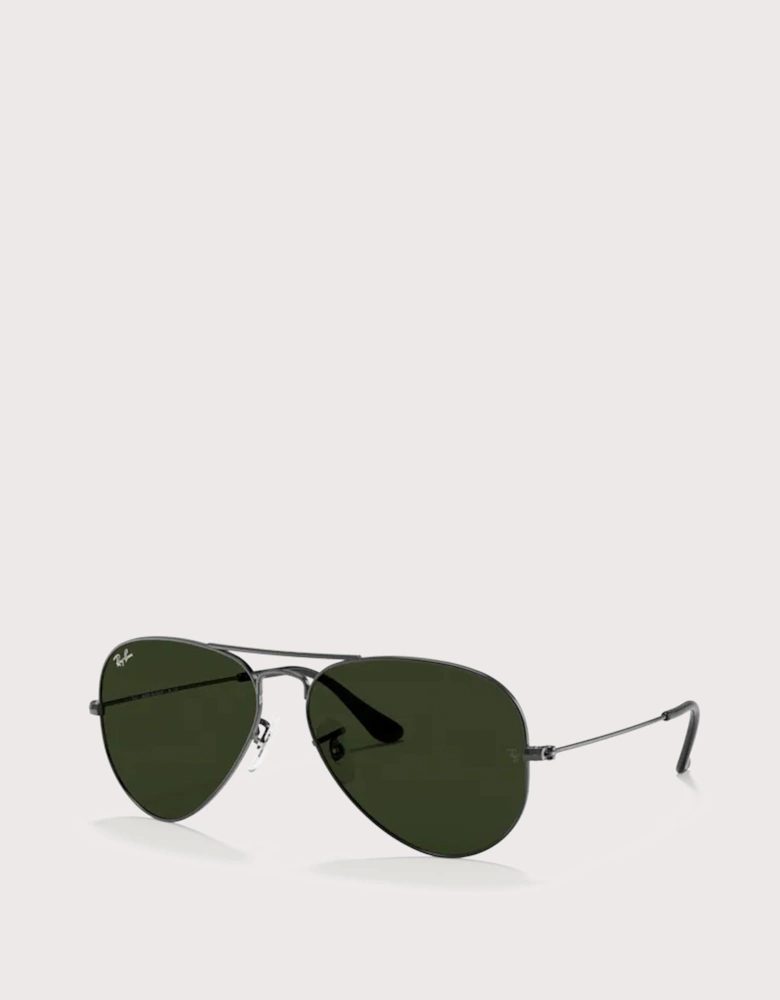 Aviator Large Metal Sunglasses