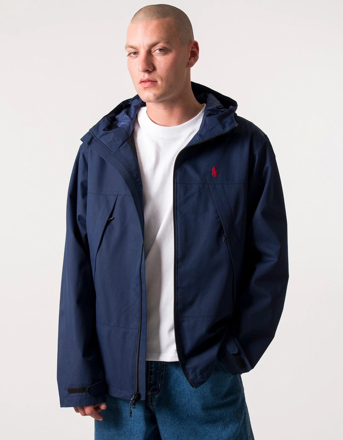 Water-Resistant Hooded Jacket