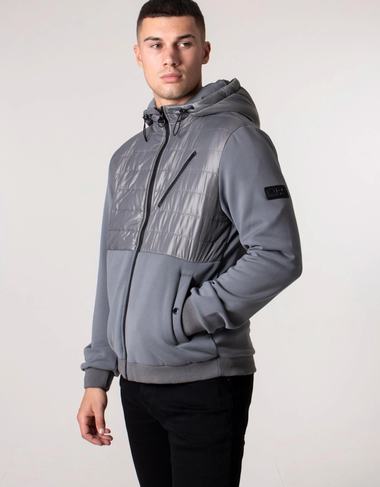 Zip Through Metric Hybrid Jacket