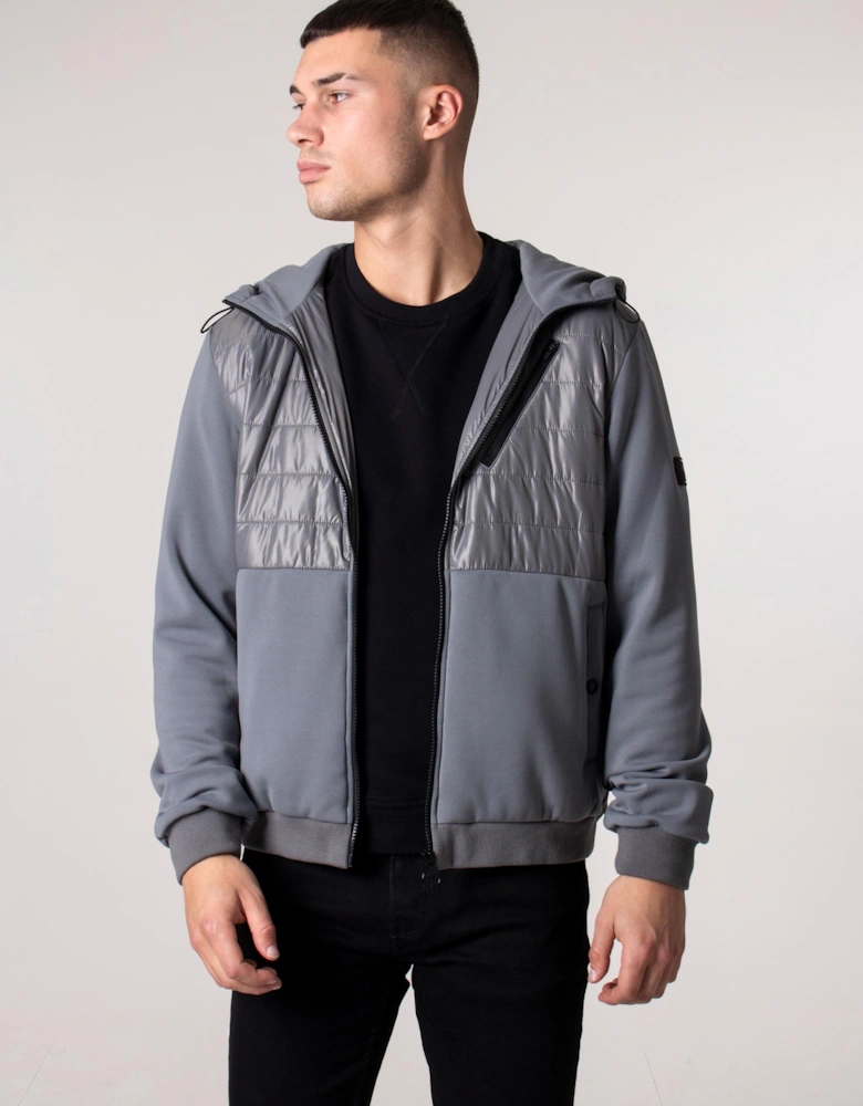 Zip Through Metric Hybrid Jacket