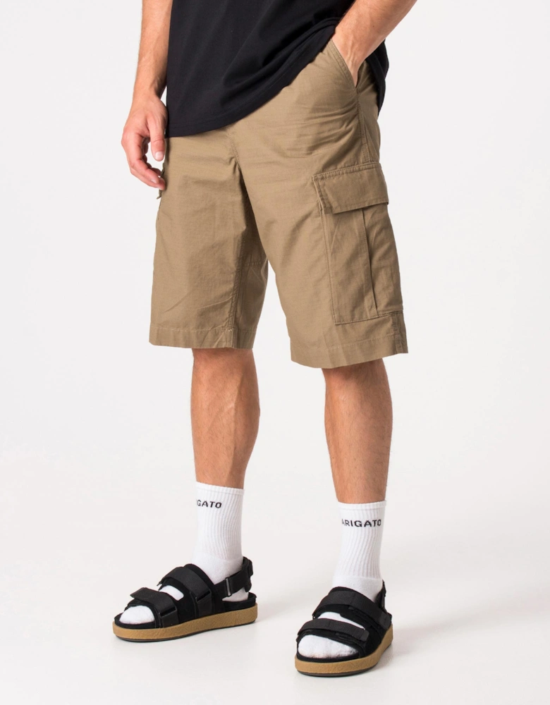 Regular Fit Ripstop Cargo Shorts