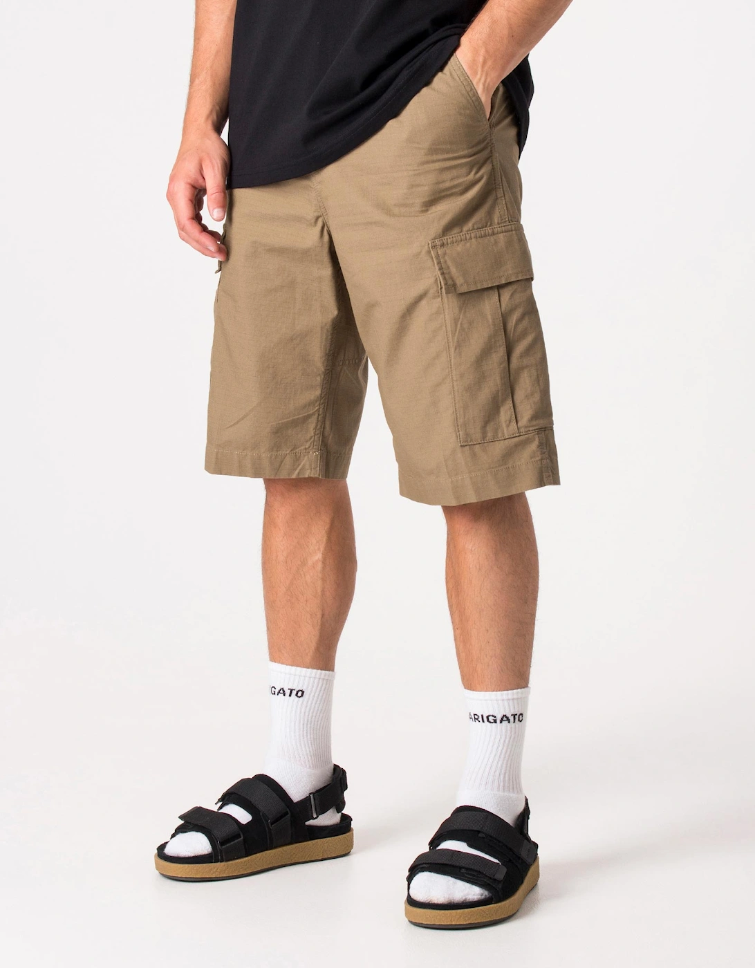 Regular Fit Ripstop Cargo Shorts, 5 of 4