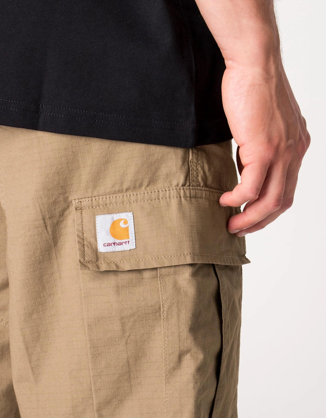 Regular Fit Ripstop Cargo Shorts