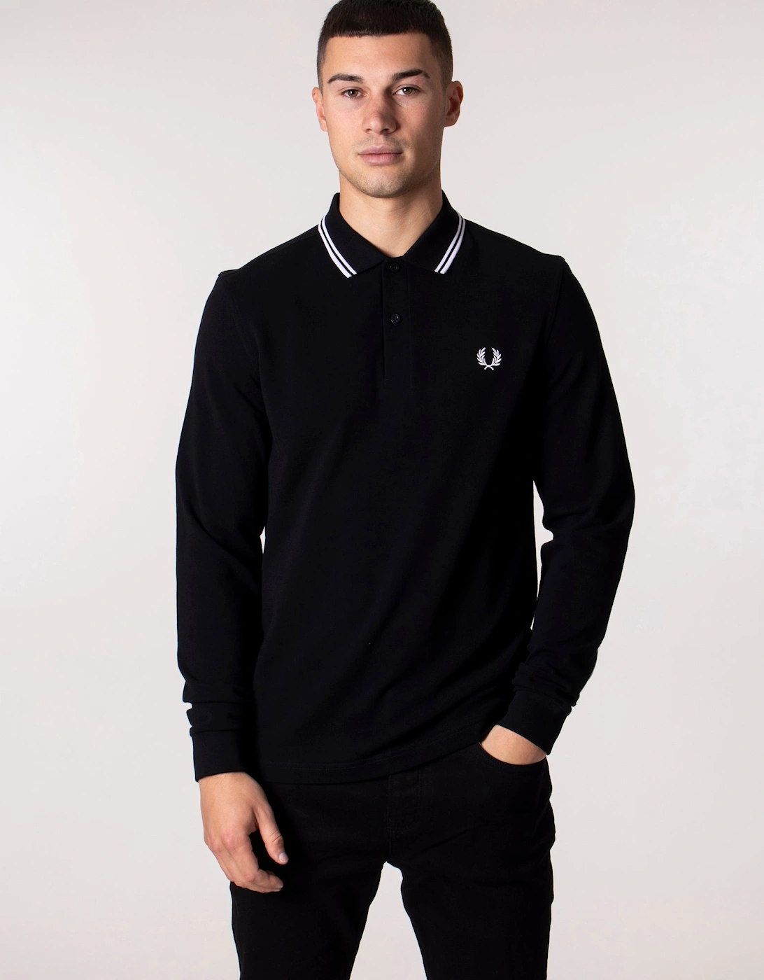 Long Sleeve Twin Tipped Polo Shirt, 4 of 3