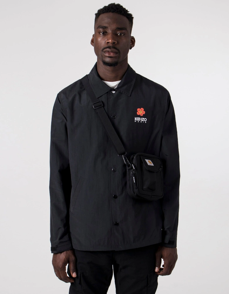 Relaxed Fit Lightweight Boke Flower Coach Jacket