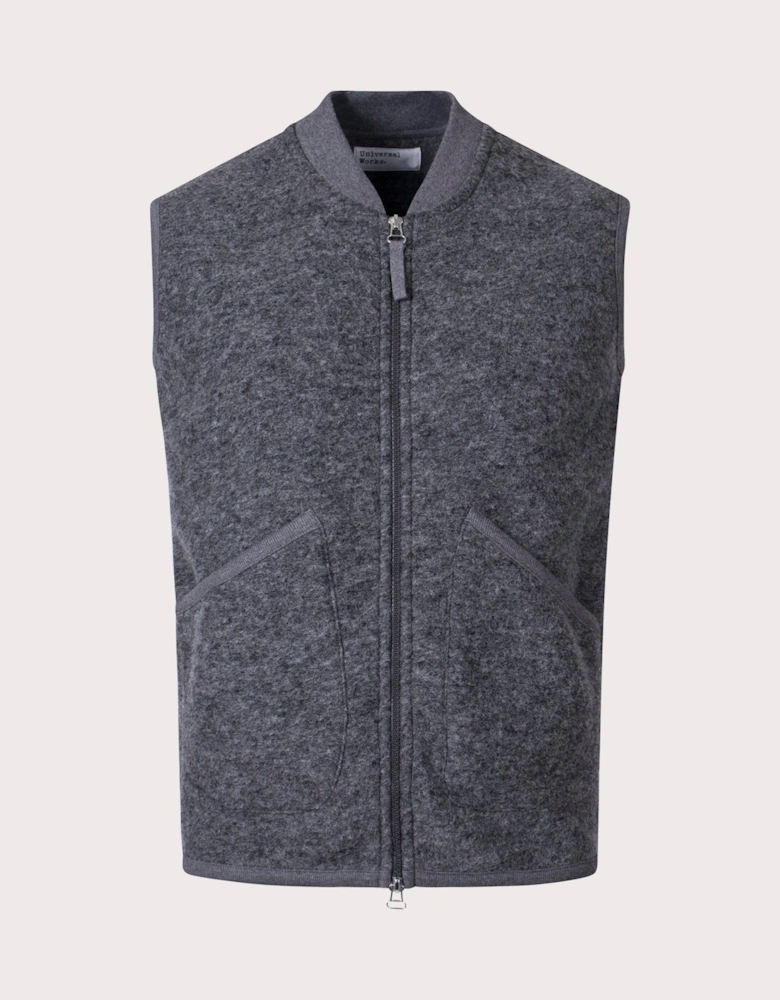 Wool Zip Gilet