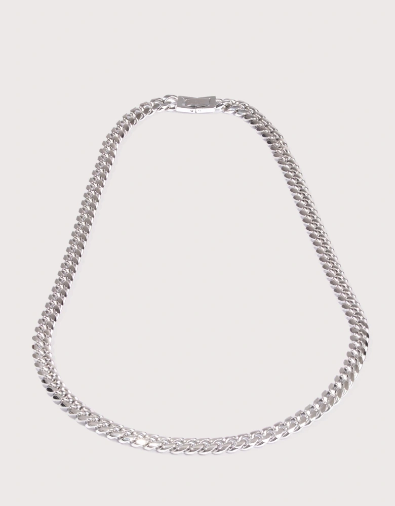 8mm Stainless Steel Cuban Link Chain 22"