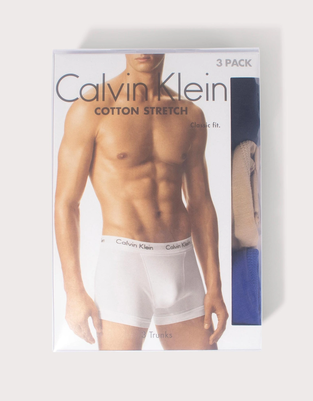 Three Pack of Cotton Stretch Trunks