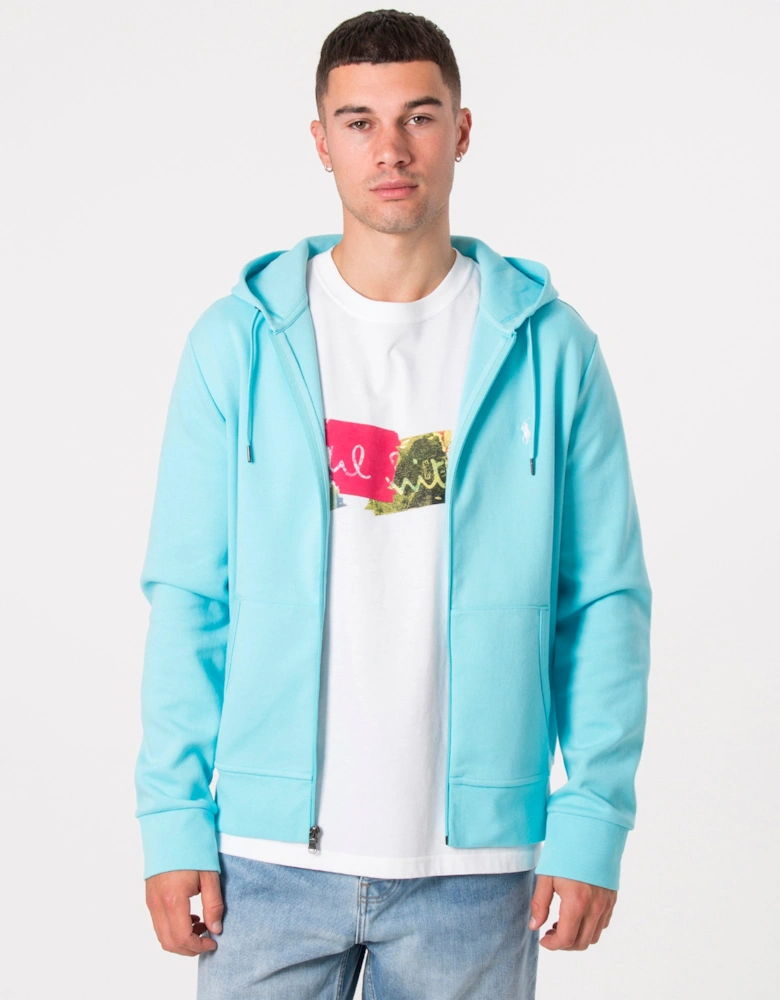 Zip Through Double Knit Hoodie