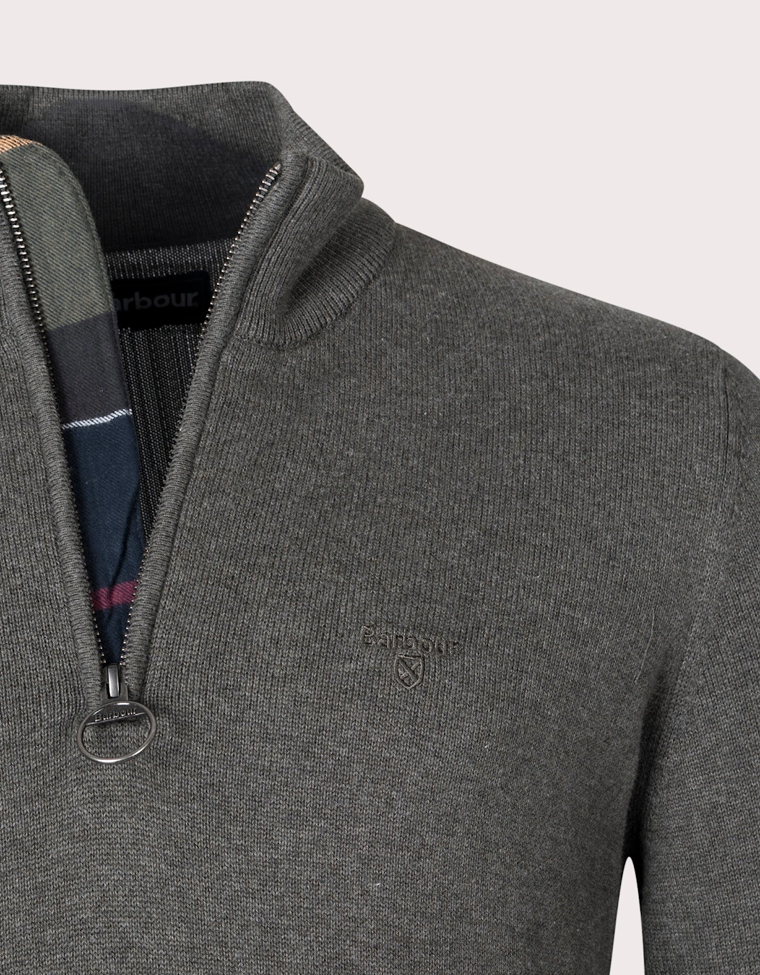 Quarter Zip Cotton Knit