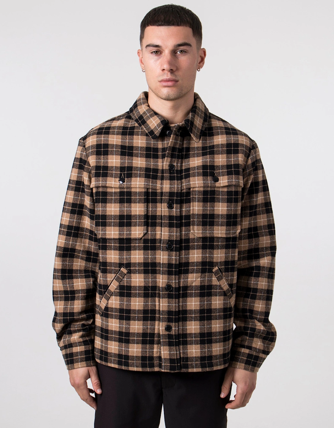 Relaxed Fit Checked Overshirt, 7 of 6