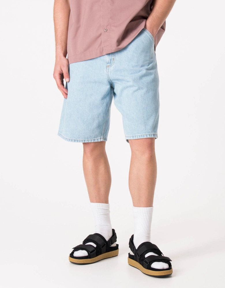 Relaxed Fit Single Knee Shorts