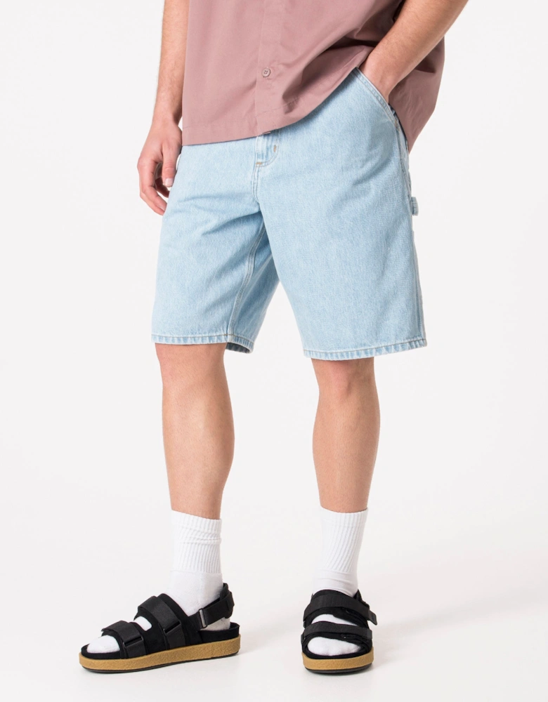 Relaxed Fit Single Knee Shorts