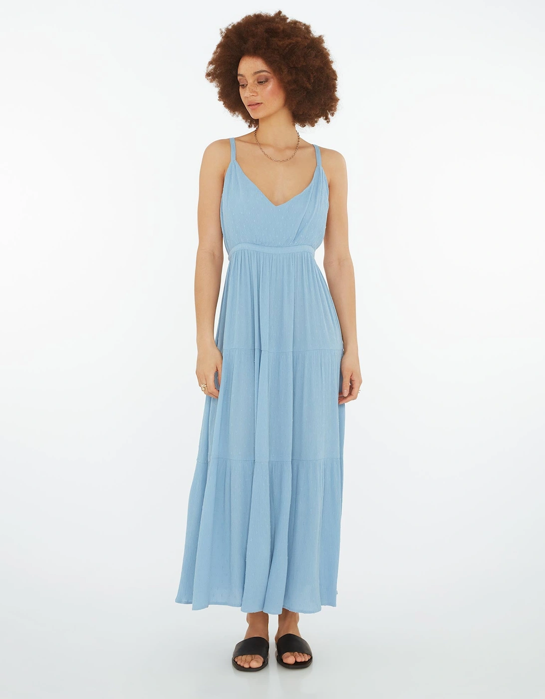 Angelica Maxi Dress in Blue, 6 of 5