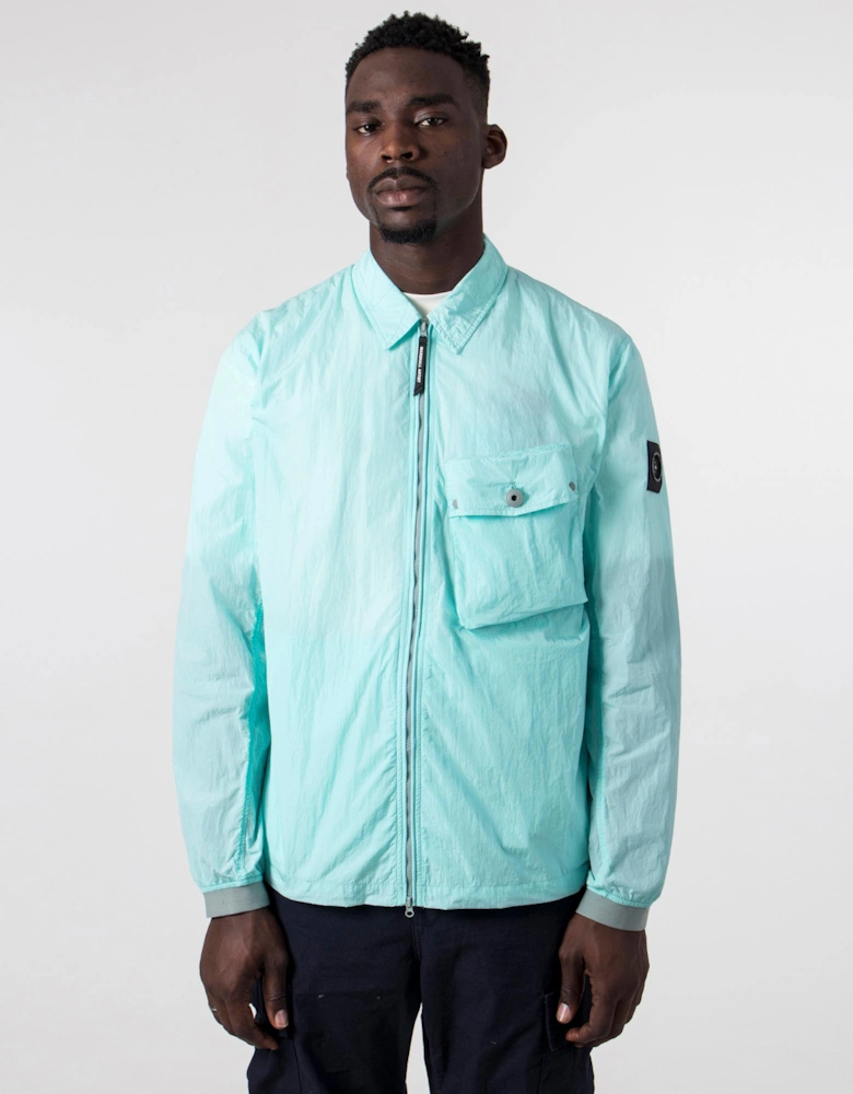 Krinkle Nylon Pocket Overshirt